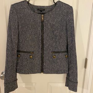 Ann Taylor Business Jacket with Brass Buttons
